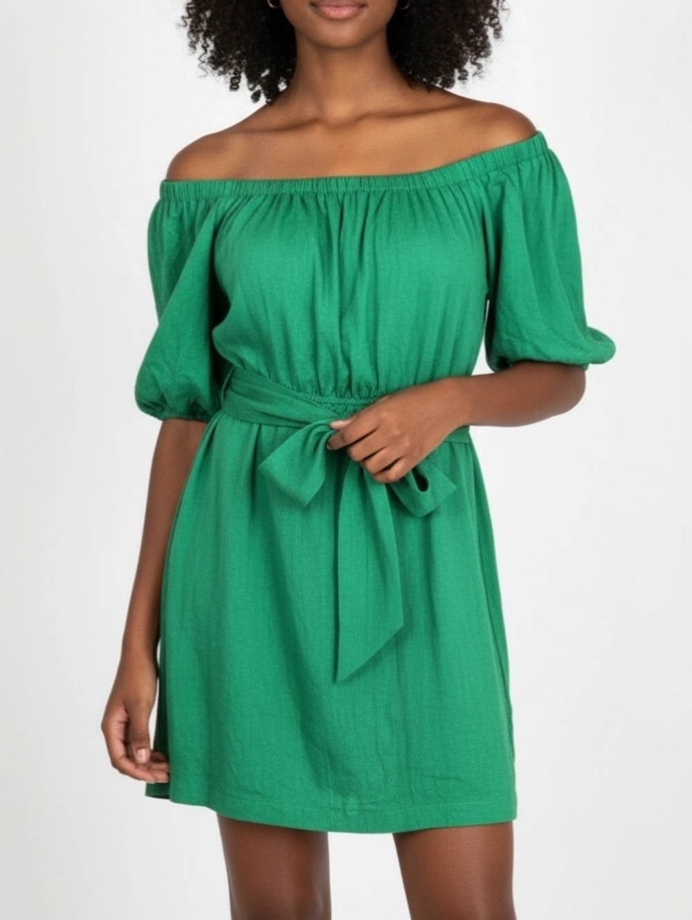 Skylar Rose Womens Green Linen Blend Mini Dress Sz XL Bsby, Bridal Shower